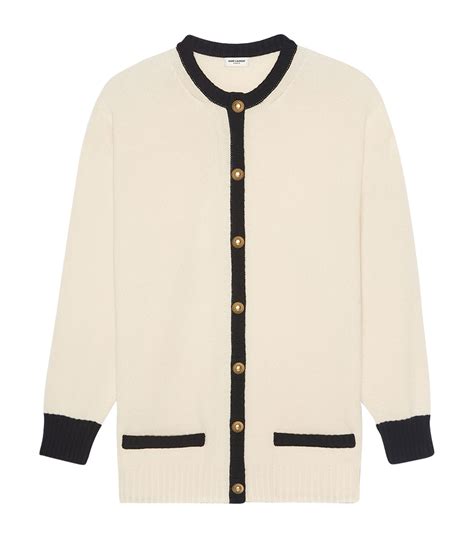 st laurent cashmere cardigan